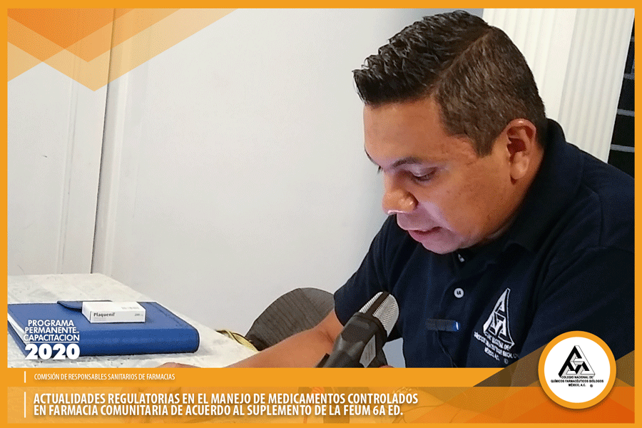 ColegioQFBMex's tweet photo. La QFB Evelin Pulido, la QFI Consuelo Rosas y el QFB Jorge Acosta nos dieron a conocer las actualidades regulatorias con base al suplemento de la FEUM 6ta. edición, así como los nuevos lineamientos regulatorios revisados en acta de verificación. https://t.co/RwbYI2d1IY