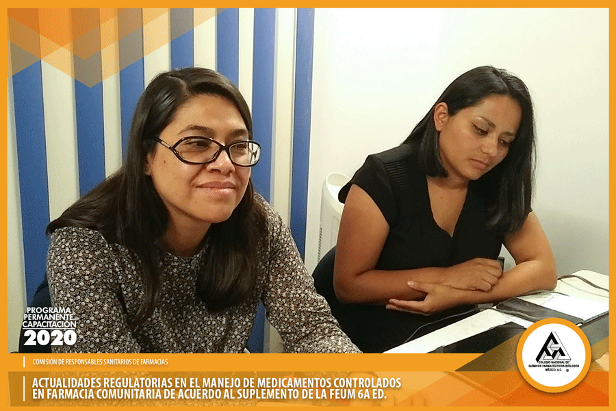 ColegioQFBMex's tweet photo. La QFB Evelin Pulido, la QFI Consuelo Rosas y el QFB Jorge Acosta nos dieron a conocer las actualidades regulatorias con base al suplemento de la FEUM 6ta. edición, así como los nuevos lineamientos regulatorios revisados en acta de verificación. https://t.co/RwbYI2d1IY