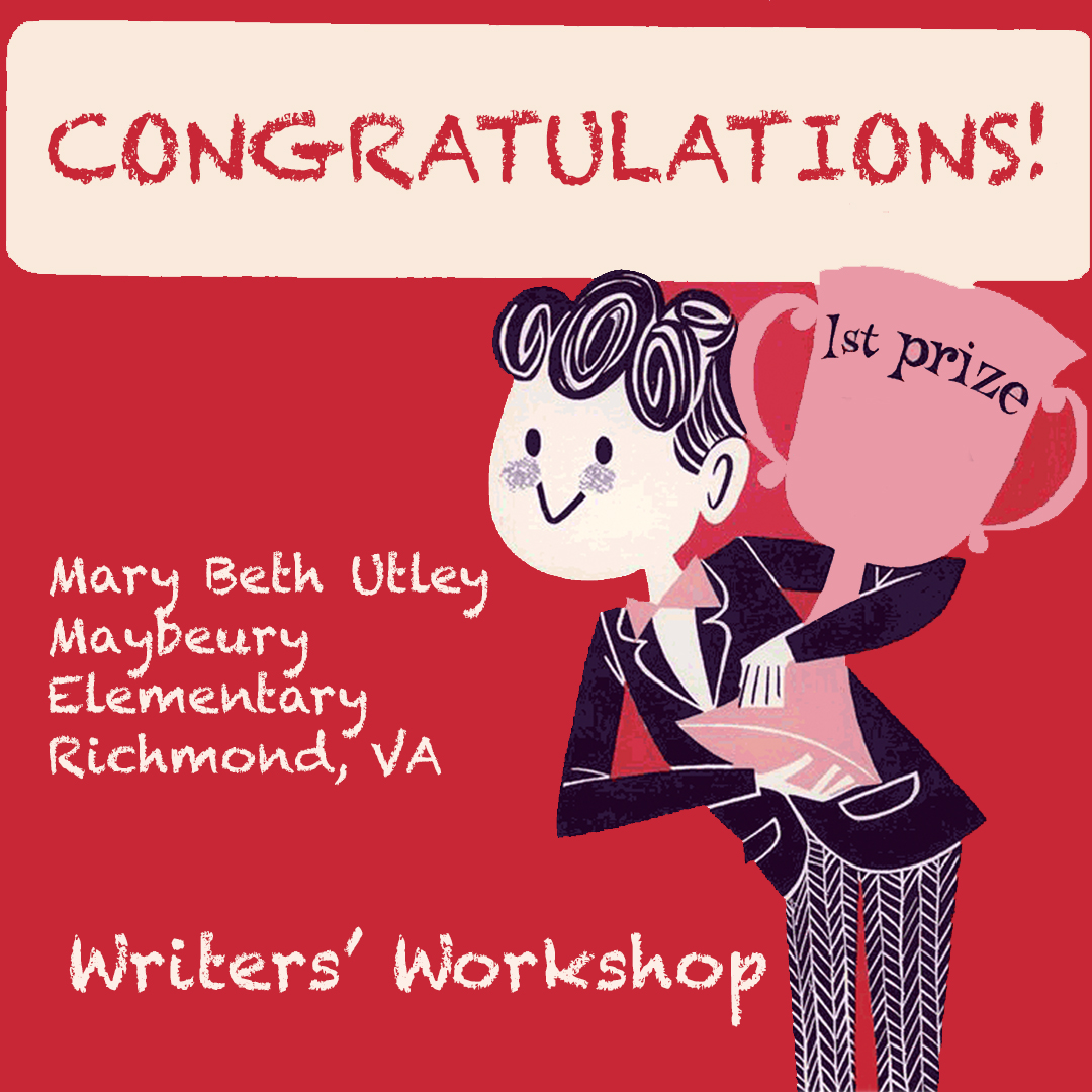 JamesPonti's tweet image. Congratulations Mary Beth Utley of @MES_Mallards! You won the Writers Workshop for your students. Message me to work out the details. @MaybeuryLibrary @bbgbbooks @SSEdLib