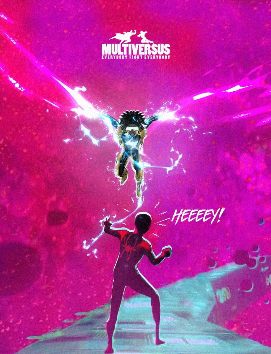 Bosslogic's tweet photo. Miles Vs Static #MultiVersus  who you got? 😁 https://t.co/Qt7alPBxOM