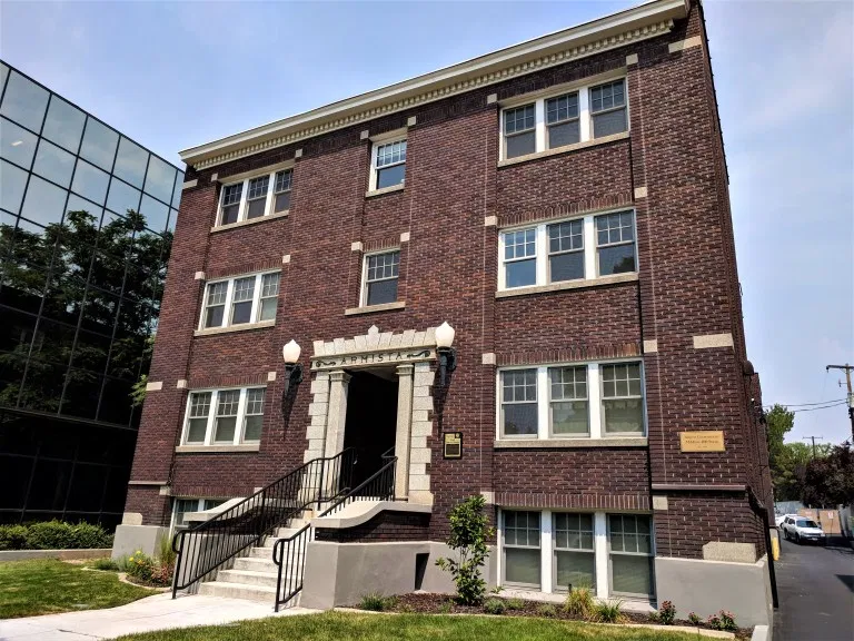 Armista Apartments - located at 100 S, 500 E. This was built in 1927.