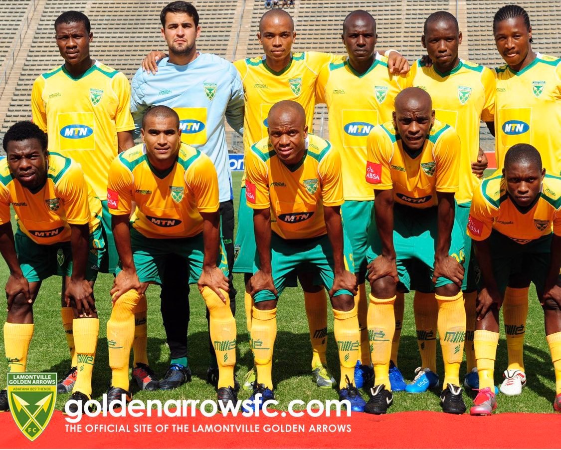 thamisoccer1's tweet photo. On this day in 2011 @bryce_moon scored a hat-trick for @goldenarrowsfc1  against @AmaZuluFootball at Chatsworth Stadium #AbsaPrem https://t.co/1tULYiCdI6