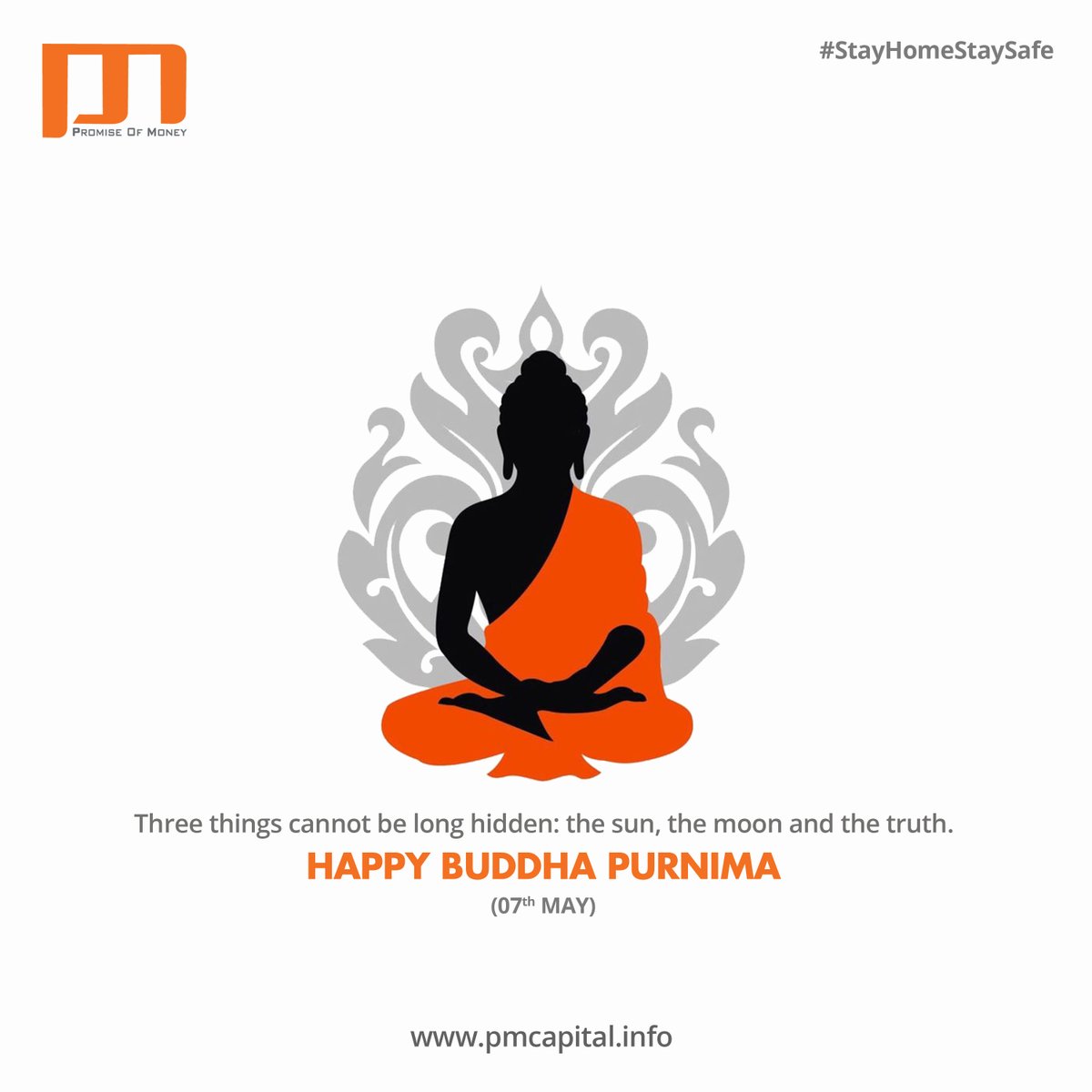 pmcapitalpvtltd's tweet photo. Happy #BuddhaPurnima

Three things cannot be long hidden: the sun, the moon and the truth.

#बुद्ध_पूर्णिमा #बुद्ध_जयन्ती #नमो_बुद्धाय #BuddhaPurnima2020 #Buddha #LordBudhha #BuddhaJayanti #StayHomeStaySafe #BusinessLoan #ProjectLoan #HomeLoan #PMCapitalLimited #Rajkot https://t.co/mcLoymuPKx