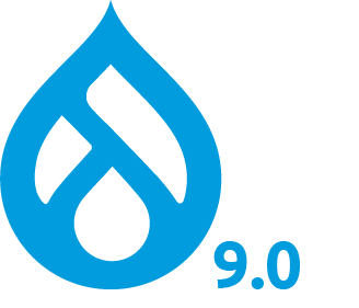 The New Drupal 9 Logo. 

drupal.org/blog/new-drupa… 

🚀🚀🚀🚀🚀🚀🚀🚀🚀🚀🚀🚀🚀
🚀 Drupal 9 launch - June 03, 2020 🚀
🚀🚀🚀🚀🚀🚀🚀🚀🚀🚀🚀🚀🚀