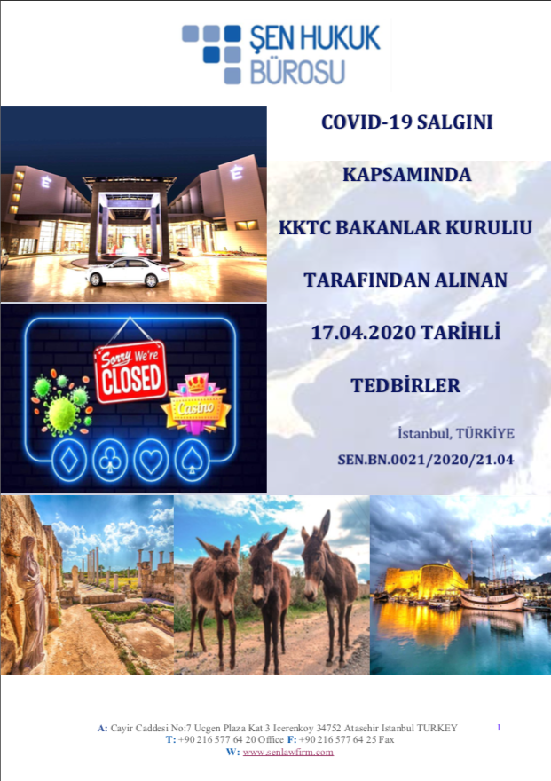 SenLawFirm's tweet photo. Covid-19 kapsamında KKTC Bakanlar Kurulu tarafından 17.04.2020 tarihinde çeşitli tedbirler alınmıştır. 
Ayrıntılı bilgiye aşağıdaki linkten ulaşabilirsiniz.

https://t.co/eZpTygczpS

#covid19 #koronavirüs #kıbrıs #kktc #kktchukuku #EvdeKal https://t.co/Id15UQMWXU