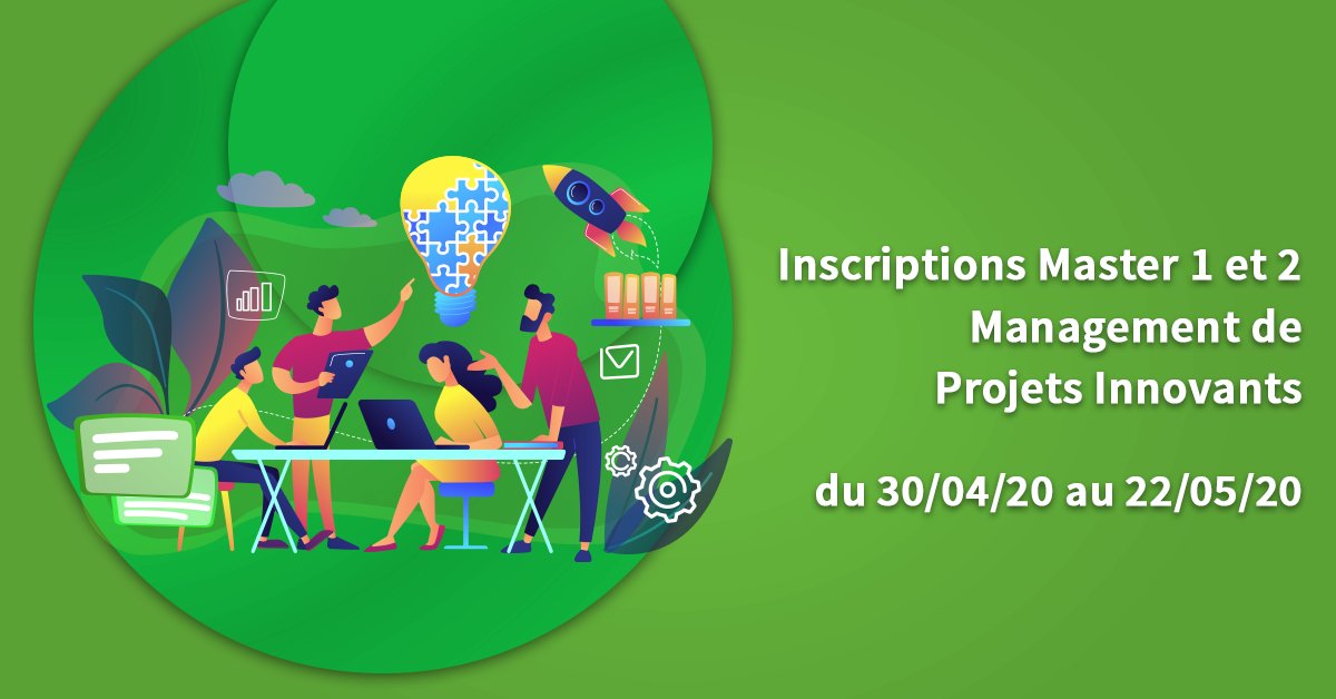 IAE_Montpellier's tweet photo. 📢Les inscriptions 2020/2021 pour les M1 et M2 Management de Projets Innovants (MPI) sont ouvertes sur notre site via eCandidat du 30/04 au 22/05
M1 MPI https://t.co/zMSJXtmQo6
M2 MPI https://t.co/o9tDdQus2m
#eCANDIDAT #université #Montpellier #IAE 
#gestiondeprojet #businessplan https://t.co/KT622PUQ3P