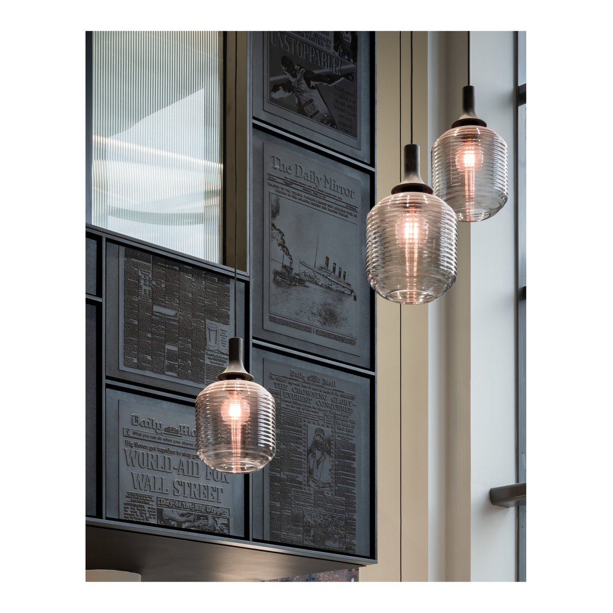 BenAdamsArch's tweet photo. Express Building #details - including vintage newspaper prints in the double-height reception.
#BenAdamsArchitects #ExpressBuilding #Manchester #Architecture #Design #InteriorDesign https://t.co/rB9VWZFsEl
