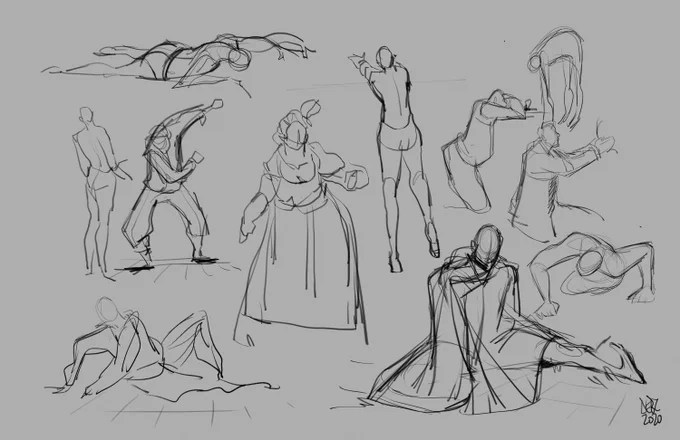 Some draw-as-I-watch gesture sketches of @NationalTheatre's Frankenstein?‍??‍♂️⚡️ 