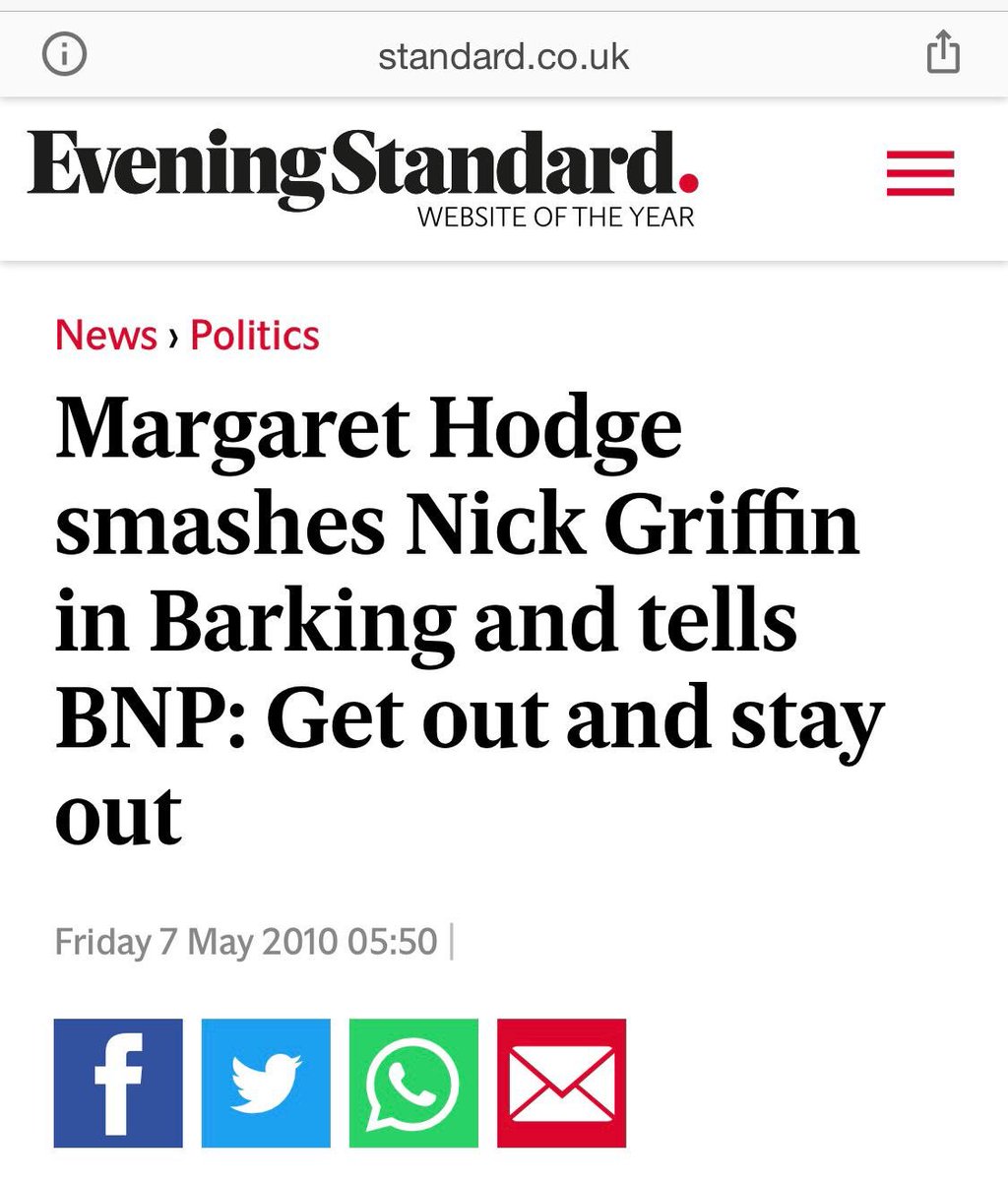 📍7th May 2010, a day to be remembered in the history of Barking and Dagenahm. 

The day comrades got rid of the fascist far-right BNP in our borough 👏🏾👏🏾

Decade on, we must raise a glass to this accomplishment &amp; reject the politics of division and extremism 🤯

GOOD RIDDANCE ❌