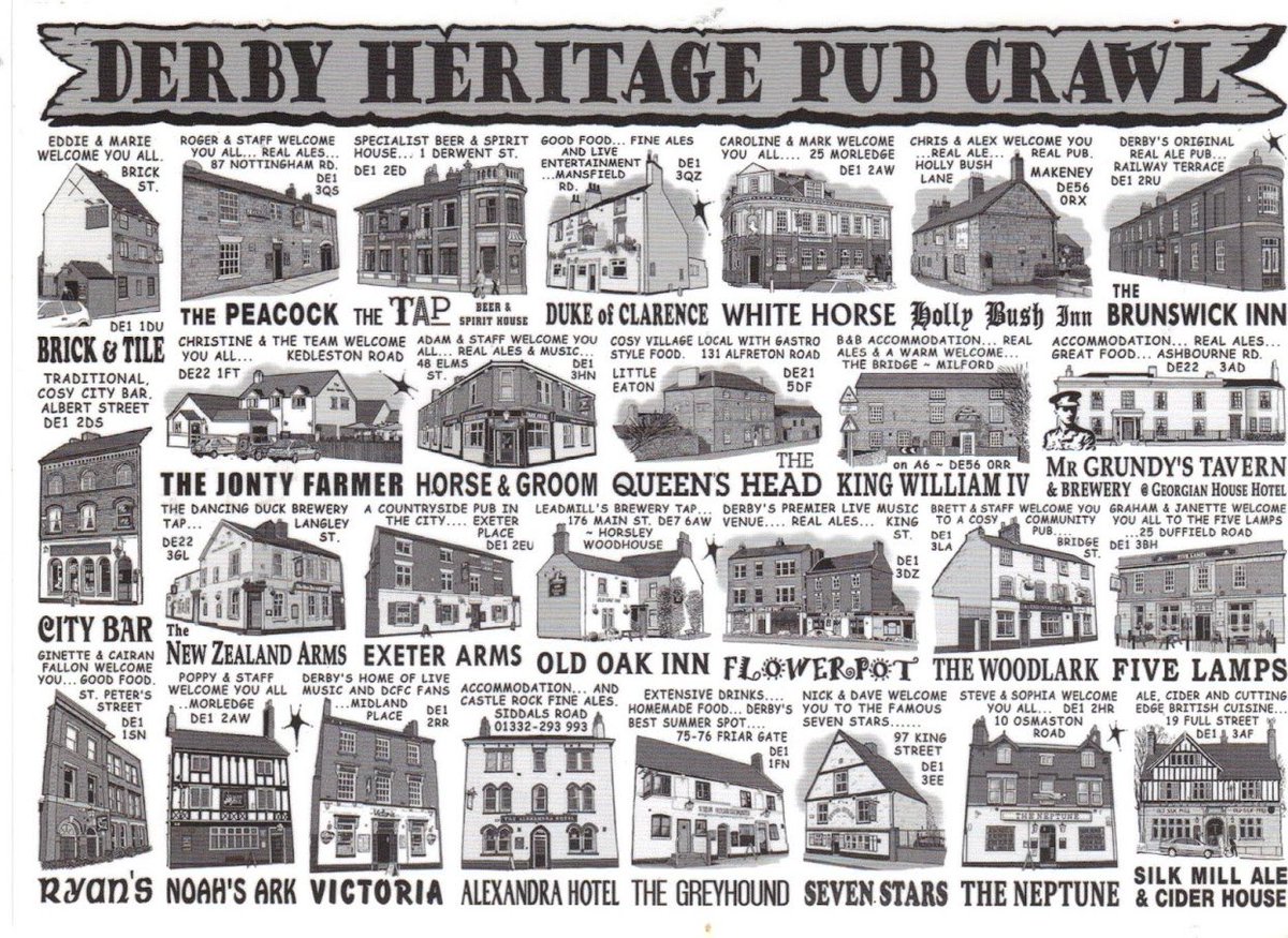 Oh to go on a #Derby #HeritagePub crawl again