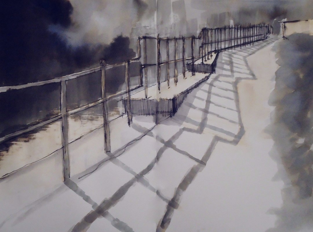 Lindsey_Art's tweet photo. Water Of Leith Walkway
20x28cm ink | paper
unframed
#ArtistSupportPledge
Smallscale #paintings under £200 (not inc postage)
#quietstreets #pedestrianroutes #nightwalking #antisocial #isolation #periphery #urbanarteries #cityscape #urbanshadow
#Leith #Edinburgh #Scotland https://t.co/H0n63FGjvc