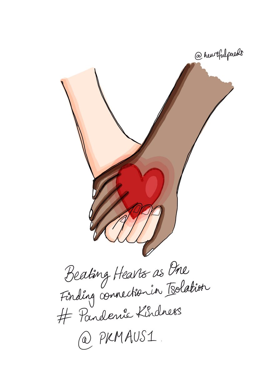 heartfulpaeds's tweet photo. Mini-#compassionlab with @FreerMary and @xoshannonweber inspired this artistic creation by me @heartfulpaeds - in honour of @PKMAUS1 and the #PandemicKindness movement in Australia! #SpreadLove & #SpreadKindness not #COVID19! https://t.co/YvvJtq0Mmk