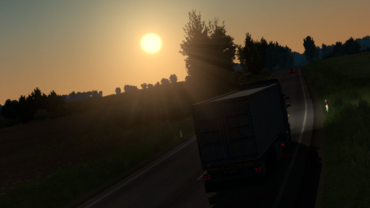 Dyflox's tweet photo. Mornin' drives☀️ #ETS2 https://t.co/heetsdBdHU