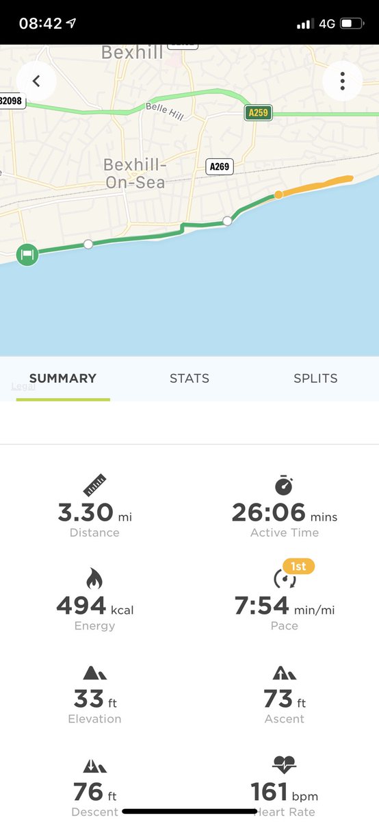 TonyHarris8's tweet photo. Second 5k for @Run5k4NHS chasing my son along Bexhill seafront, donation made. https://t.co/v61tu1mPN0
