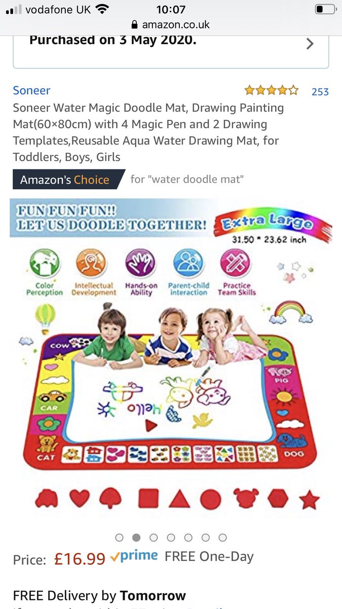 Sharontweet's tweet photo. Dear amazon. Did you just find really, really small children to model this or is my child unfeasibly large... 🤣🤣 #internetorderfail https://t.co/oN20KCcvUg