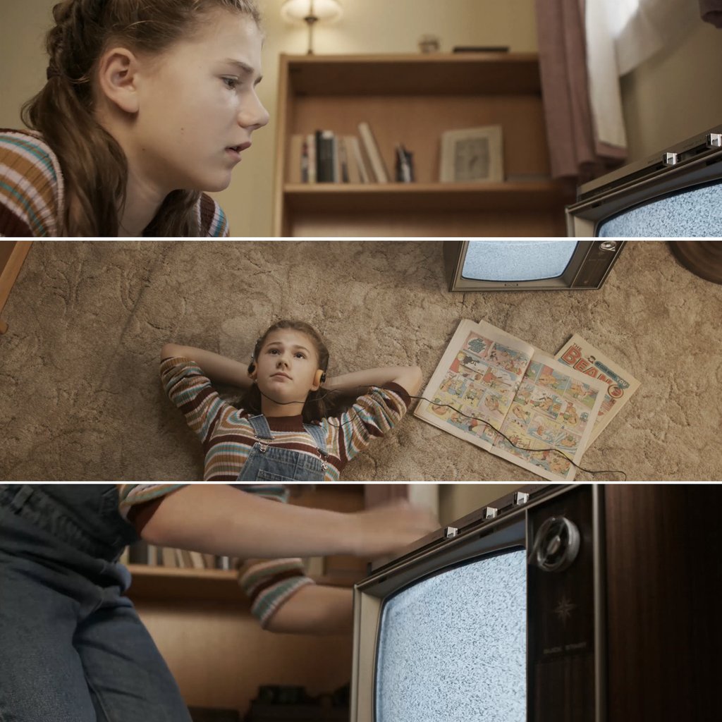 tiltedhue's tweet image. Stills from our latest #shortfilm &apos;Beyond the Rift&apos;.
Not sure if it&apos;s the #beano comics, the #cassette player or the denim #dungarees that tipped us over the edge but the #80s #nostalgia is too real in these 📺📼👾