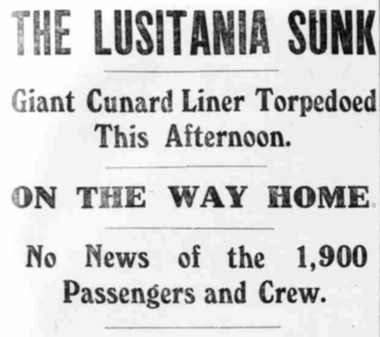 fossroger's tweet image. #OTD1915 1,200 die when RMS Lusitania is sunk by a German torpedo off the Irish coast, among them American theatre impresario Charles Frohman who brought Broadway shows to London’s West End and premiered JM Barrie’s Peter Pan at the Duke of York’s.
@TheHistoryPress 
@LivesOfWW1