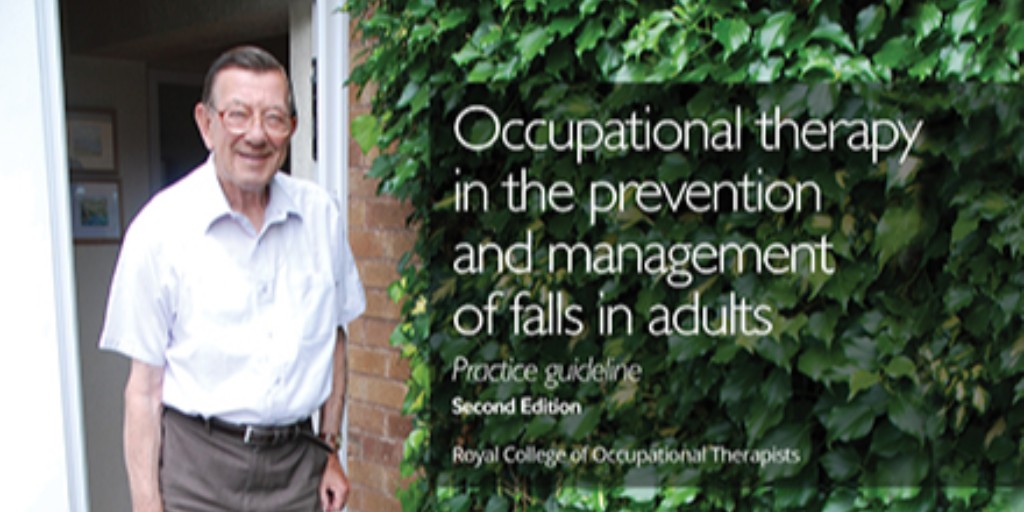 theRCOT's tweet photo. We’ve published the 2nd edition of ‘Occupational therapy in the prevention and management of falls in adults’ practice guideline developed by @RCOT_OP. Includes two new evidence-based recommendations and new supporting evidence. Start using today https://t.co/fv2yq7NjzC https://t.co/qQYDyQhWBi
