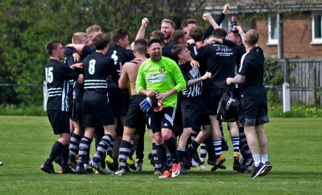WhickhamFC's tweet image. ‼️TWO YEARS AGO TODAY‼️

The Lang Jacks secured promotion to @theofficialnl Division One, on this day two years ago. A 2-0 victory over @Heatonstan was confirmed the promotion after @NorthallertonFC and @thornaby_fc drew ⚫️⚪️ #throwback #promotion