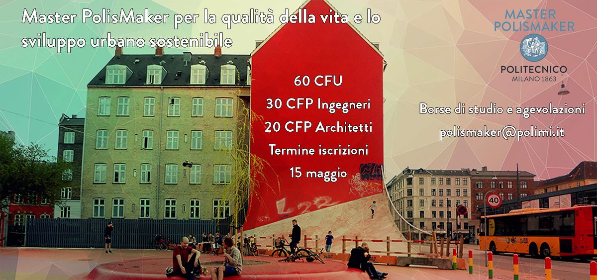 PolisMaking's tweet photo. La riduzione di #inquinamento nell'aria durante il periodo #Coronavirus porta a dover ripensare al rapporto uomo #Ambiente, ai modelli di #città, alle #infrastrutture di trasporto e alla #mobilità in generale.
Questi alcuni temi a cui un #PolisMaker potrà dare risposta https://t.co/oWFKnIo8A8