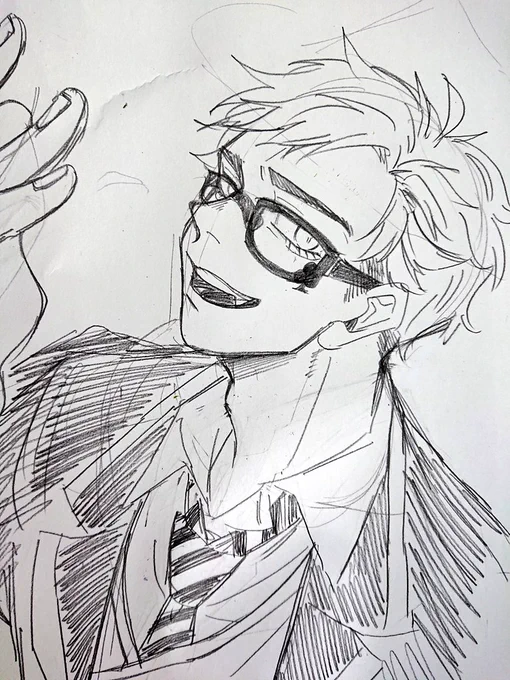 衝動が押えきれませんでした
落書き♣️パイセン 
