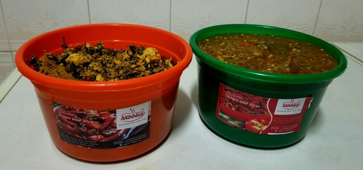 nibblesoups's tweet image. EfoRiro × Chicken stew × Egusi soup × Ila Alasepo 

At Just Nibbles Foods, we are here to do justice to your cravings

#justnibblesfoods #chefjummy #nibblesoups #dishesbychefnibbles #personalchef #food #lagoschef #nigerianfood #catering #africanfood #wedding #hustlersquare