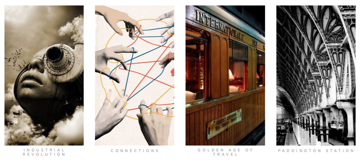 Exploring the #concept direction for our #hoteldesign for <a href="/hotelindigo/">Hotel Indigo by IHG</a>. Inspired by the #goldenage of #travel and the #industrialrevolution, our #interiordesign was infused with nostalgic details, eclectic #artwork, bold statement walls and reflects an old school #glamour.