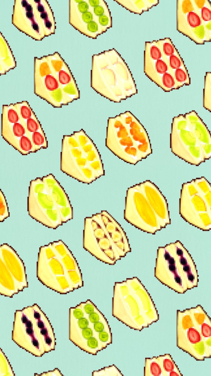 Omiyu みゆき A Twitter ドット絵風 フルーツサンドな壁紙 Illust Illustration 壁紙 イラスト Iphone壁紙 フルーツサンド サンドイッチ 食べ物 Sandwich Fruitssand Pixelart ドット絵 ドット絵風に変換してみました T Co Wxpu3wjafi