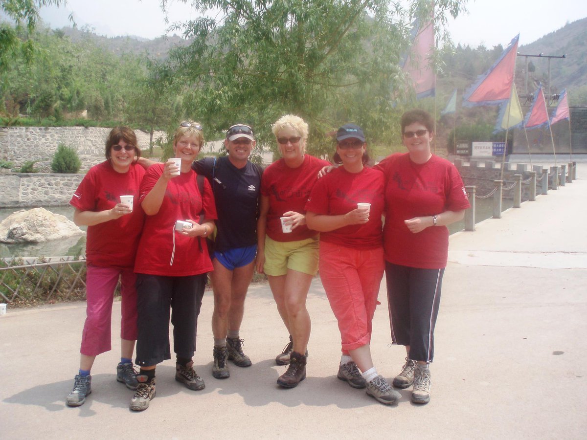 #ThrowbackThursday Knackered on the #GreatWall of #China #trekking