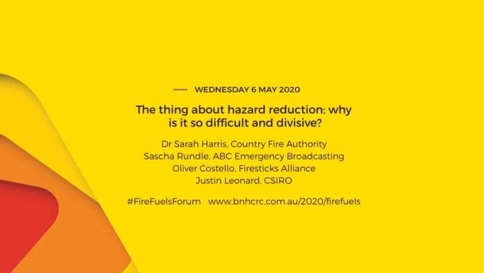 bnhcrc's tweet photo. The first of our National Fire Fuels Science webinar series via @Science_Academy is now available to watch on our Hazard Channel: https://t.co/RzspknnNZz. The slides are available here: https://t.co/Fqw1yaP9UR. Tune in Wednesday 13 May for the next in the series! #FireFuelsForum https://t.co/3zJKnUWnR5
