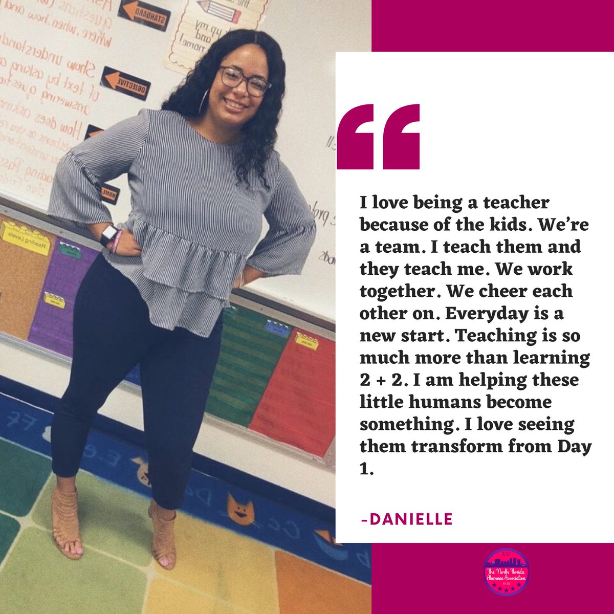 SLG_NFAA's tweet photo. “A good teacher can inspire hope; ignite the imagination, and instill a love of learning.” – Brad Henry

Happy Teacher Appreciation week to our very own sisters💕💜 https://t.co/YA1il5PUlc