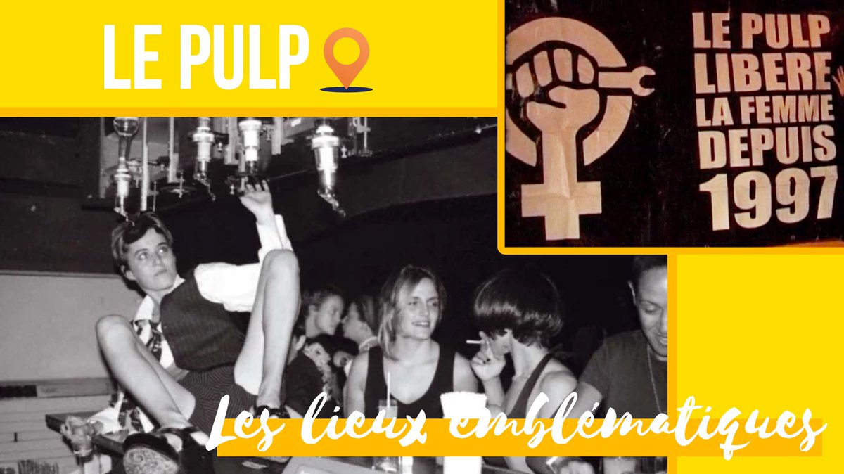 Lateblossompod's tweet photo. LE PULP, club lesbien des années 2000, était le rendez-vous de centaines de femmes qui aiment des femmes. Ce club a aussi permis l’éclosion de toute une génération d’artistes propulsées sur la scène internationale.

L’avez-vous connu ? https://t.co/IZH3JHSS2y
