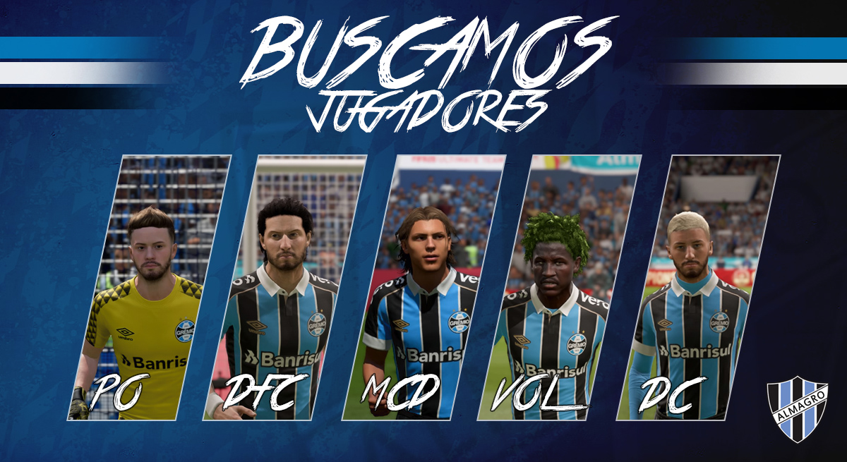 AlmagroeSports's tweet photo. #PS4 / #FIFA20
Almagro eSports busca jugadores con Experiencia en ligas, @IESAArgentina y @EFAargentina para nuestros equipos.
#AlmagroeSports
#AlmagroEFA
#AlmagroCantera
Próximamente informaremos como podes anotarte a las pruebas. https://t.co/2JZW5Ll2Dz