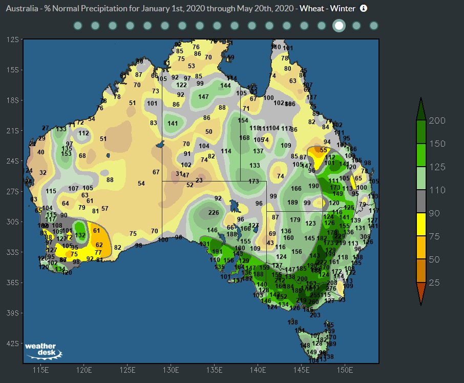 Meredin_Basis's tweet photo. 30mmt Aussie #wheat crop this year? https://t.co/0lp8Ink6qw