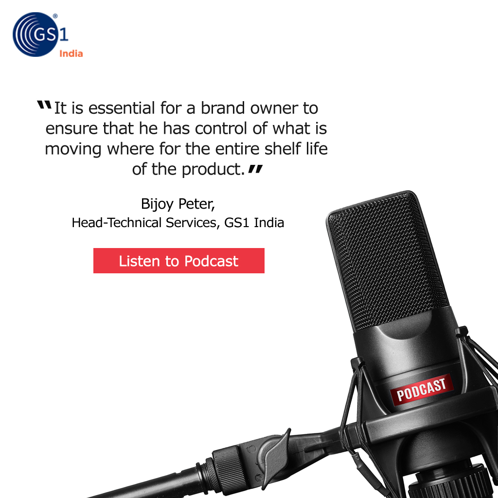 GS1India's tweet photo. Listen to our podcast on Traceability: https://t.co/eIqASi5jHy #GS1India #Traceability #Podcast https://t.co/jWdrK233In