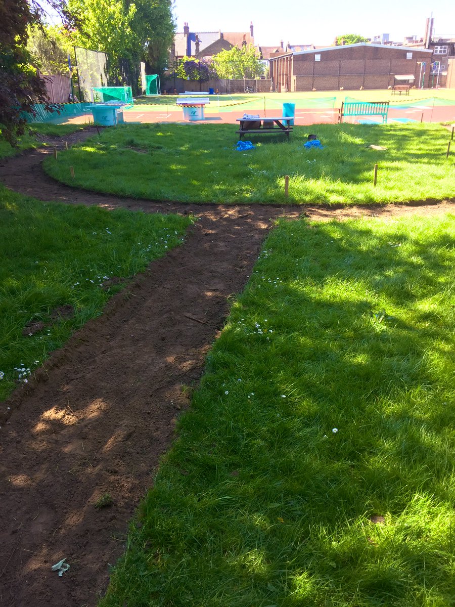 Prep_SCHS's tweet photo. The path is now dug out @SCPSgdst #SCPSOutdoorlearning https://t.co/zk9vInp4hZ