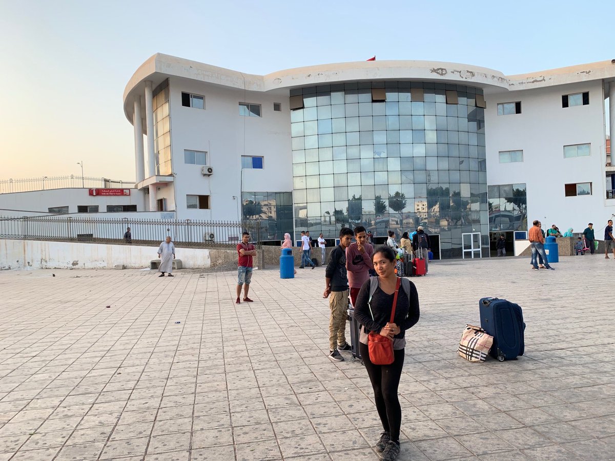 whileinafrica's tweet photo. Traveling by bus from Agadir Morocco to Dakhla is certainly doable if you don’t mind a lengthy but comfy bus ride with lots of stop overs for stretches and snacks. Photos also show the terminal station in Agadir where you’ll find stalls for food and coffee fix. #agadirtodakhla https://t.co/SyTfRQdEch