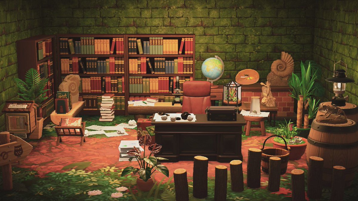 まる 密林の奥にある研究所 遺跡の中 みたいなイメージ あつまれどうふつの森 Acnh Animalcrossing