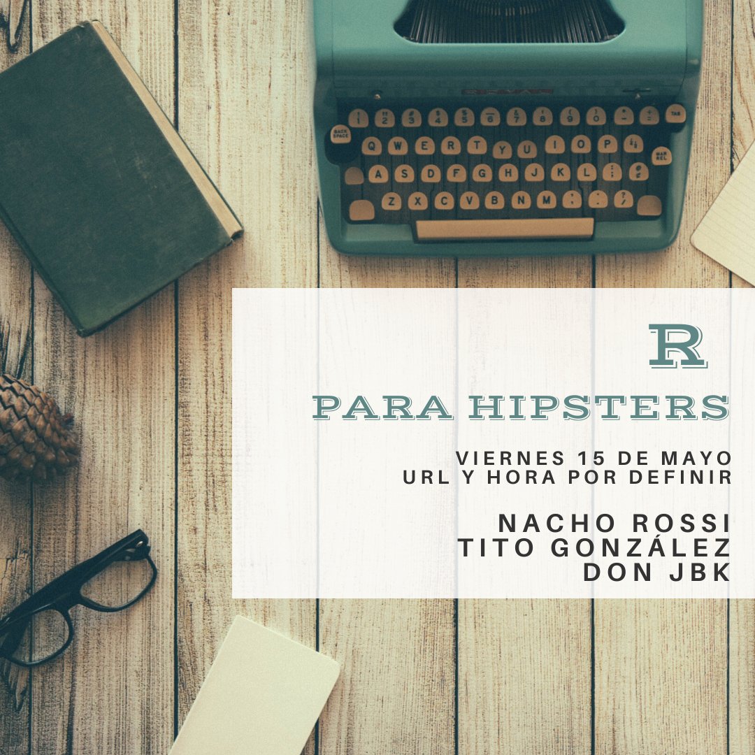 jbkunst's tweet photo. Chiquilles! La próxima semana reunámonos virtualmente para hablar y #aprender de R, sus aplicaciones; siempre con una cuota de humor y un ambiente de buena onda #rstats #rstatses #conR #poRcast https://t.co/gmBwCLJ7uq