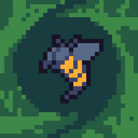 KreechM's tweet photo. #wasp @Pixel_Dailies #pixel_dailies https://t.co/SkaZlF40Od