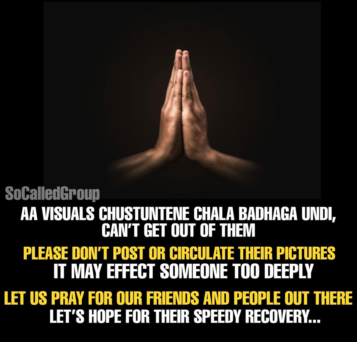 SoCalledGroup's tweet photo. Let's hope for the speedy recovery !! #VizagGasLeak #Vizag #SoCalledGroup https://t.co/kH7oKD6oI1