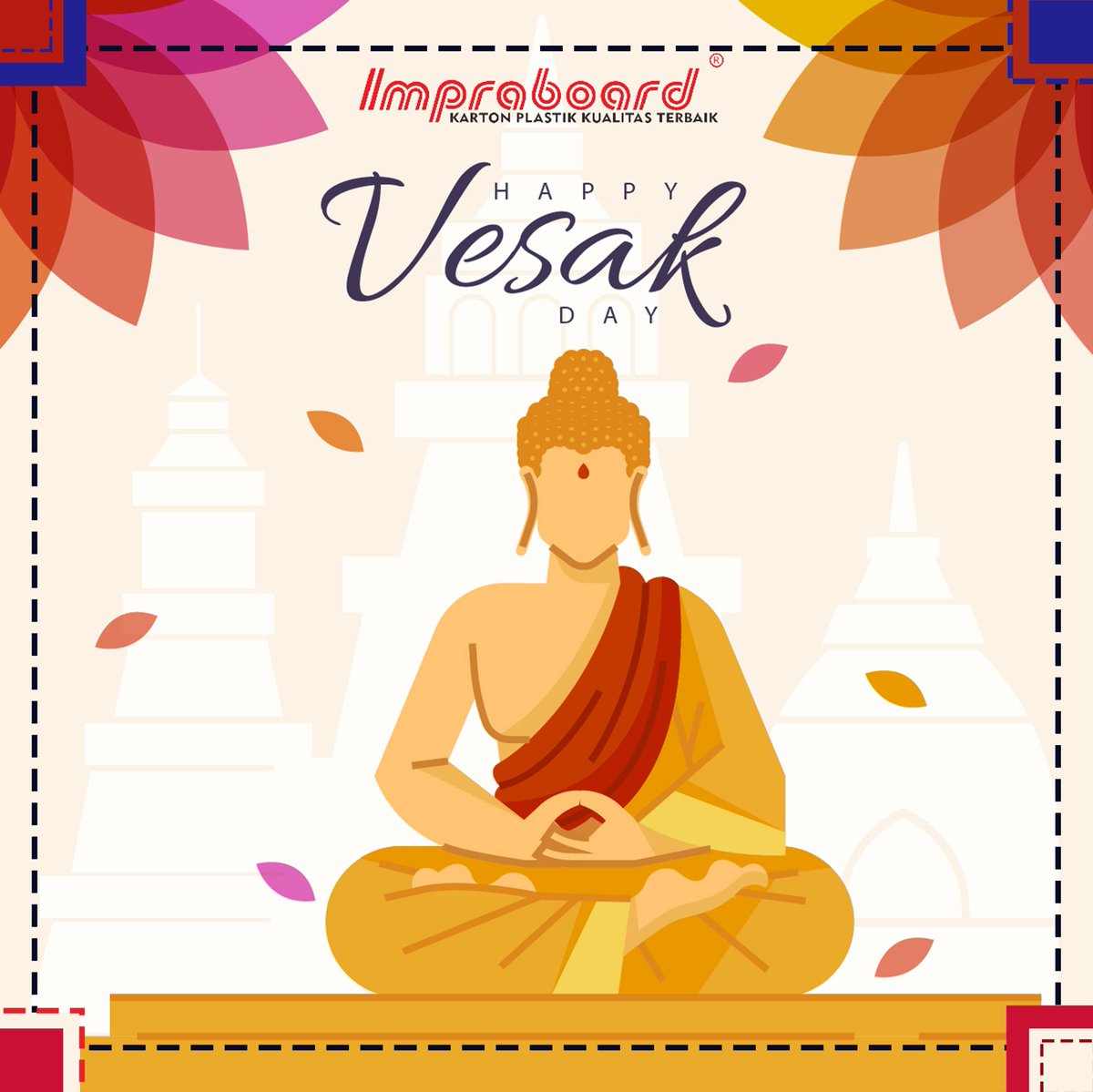 impraboard's tweet photo. Semoga semua mahluk hidup selamanya dalam kebahagiaan
dan bebas dari segala kebencian dan permusuhan.
Selamat Hari Tri Suci Waisak 2564 BE Tahun 2020

https://t.co/LWdSLEh14e

#impraboard #hariwaisak #vesakday #trisuci #waisak  #corrugatedbox #dirumahaja #packagingbox https://t.co/VmwdcV0UK7