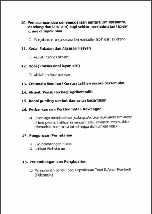 twt_borneomy's tweet photo. Senarai Aktiviti Yang Dilarang Semasa Perintah
KAWALAN PERGERAKAN BERSYARAT - Sarawak https://t.co/9jkYbN2cjQ