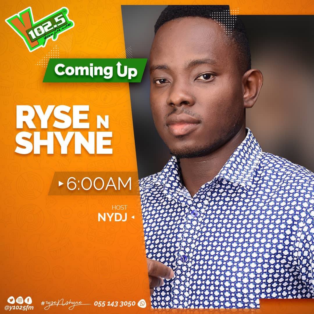 y1025fm's tweet photo. Another morning to make it count. Kindly join @nydjlive on @Y1025FM for #RYSENSHYNE as we entertain you and bring you up to date on relevant social issues.

Where are you tuned in from ? https://t.co/qLVEY7nQOl