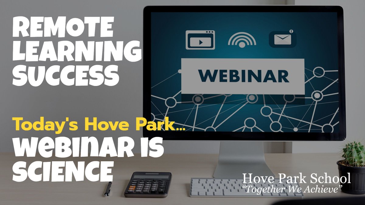 HpsHove's tweet photo. Remote Learning Success!... Today's Interactive webinar is Science - Year 7, 11.15am
Check your school email account for log-in instructions
Full Summer term webinar schedule:
https://t.co/6JDInIyEGi
#RemoteLearningSuccess https://t.co/Dv7ssUswo7