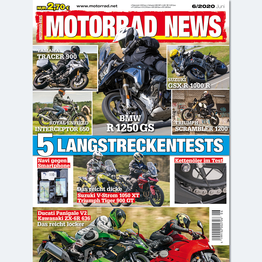 MotorradNews's tweet photo. Meter machen: In MOTORRAD NEWS #6 geht es um Zuverlässigkeit, Alltag und Langstrecke – wir zeigen euch die Ergebnisse von gleich fünf Dauertests. https://t.co/tzGzAaQV5P https://t.co/GsKiM7u0KB