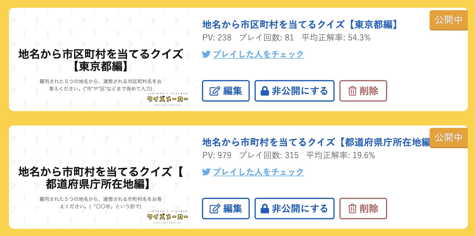 Rano 加藤 A Twitter 地名クイズ 県庁所在地編の正答率よ Rano 加藤 A Twitter 地名クイズ 県庁所在地編の正答率よ