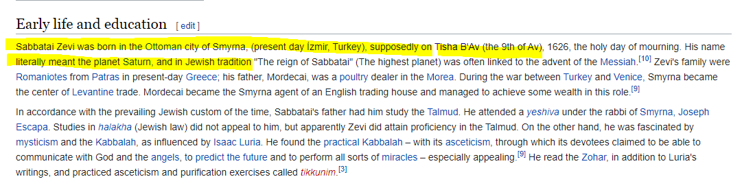 Here we find the concept of"Inversion"The practice of taking all that is holy and desecrating it, feasting on days of fasting, flipping the cross upside down, making all that is evil sacred.That is why the 9th of Av is the biggest holiday of the Sabbatean Frankist cult