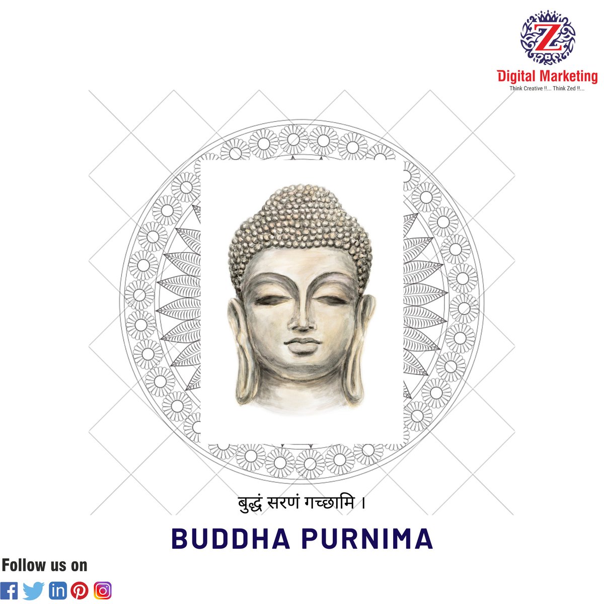 DigitalZed's tweet photo. Buddha is a though.

Let us spread his message on this tough time of COVID-19.

#buddha #buddhism #buddhapurnima #buddhapurnima2020
#socialmediamarketing #digitalmarketingagency #DigitalMarketing #digitalmarketinginrajkot #ZedDigitalMarketing #ThinkCreative #ThinkZed https://t.co/vIWTy2xW5E