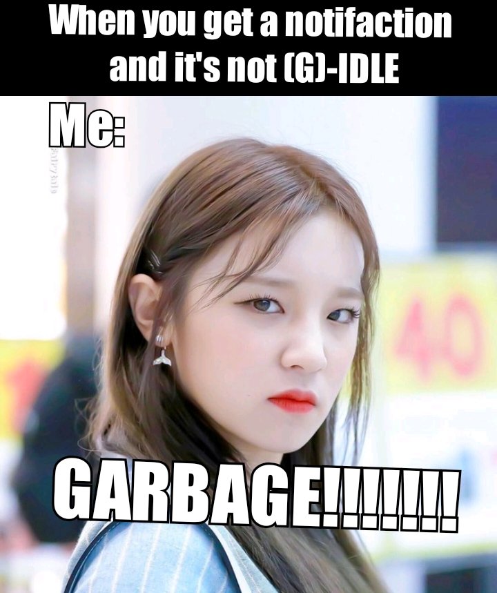 gidlememesforu's tweet photo. #gidle #YUQI #kpop #korea #cute #meme #smile #smilemore #memes #memesdaily #yehshuhua #gidleshuhua #seosoojin #gidlesoojin #jeonsoyeon #gidlesoyeon #songyuqi #gidleyuqi #chomiyeon #gidlemiyeon #kimminnie #gidleminnie https://t.co/TsrxdRMxa2